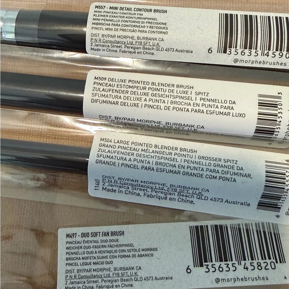 Morphe Makeup Brush 6 Piece Set NEW